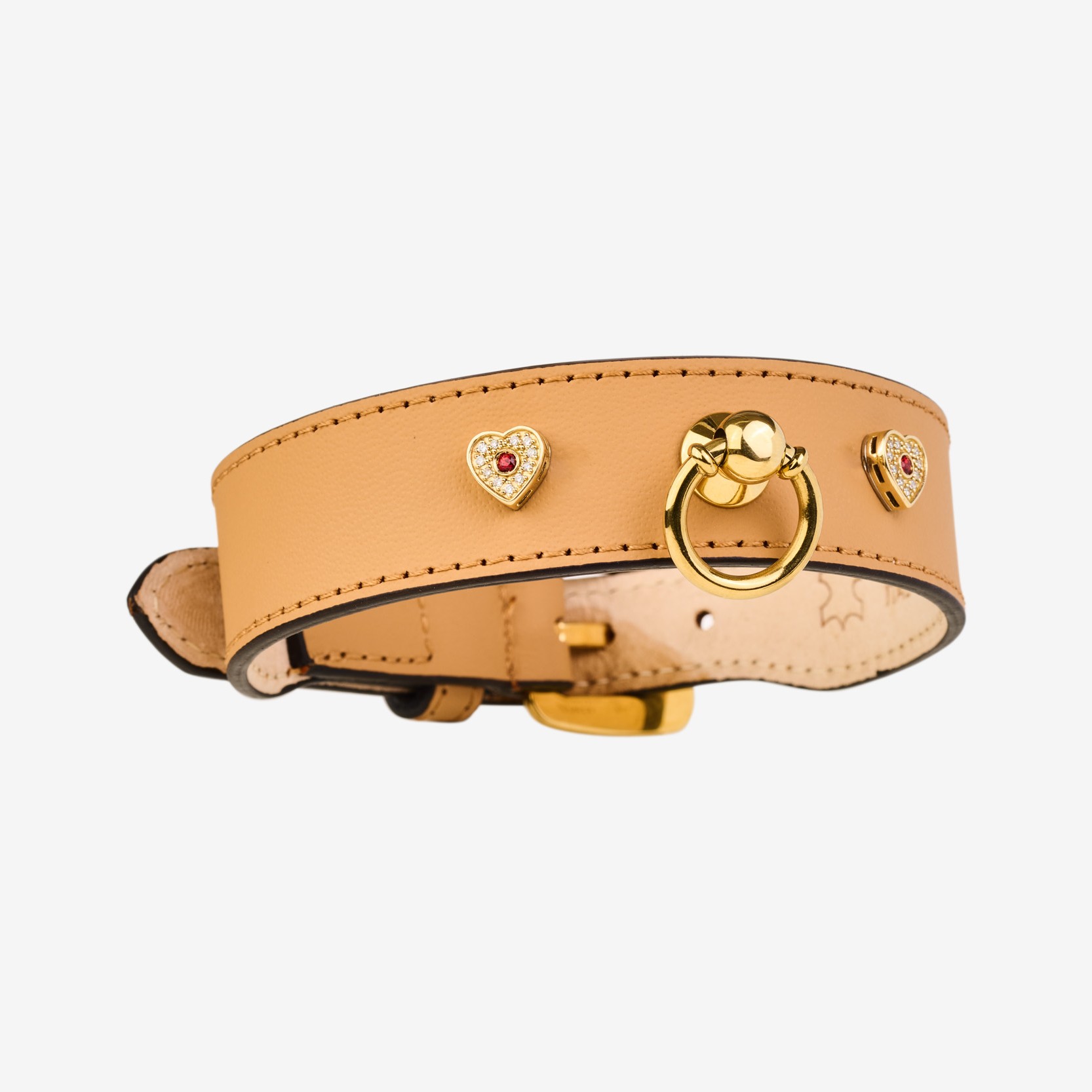 MAYADORO Dog Collar Classic Beige