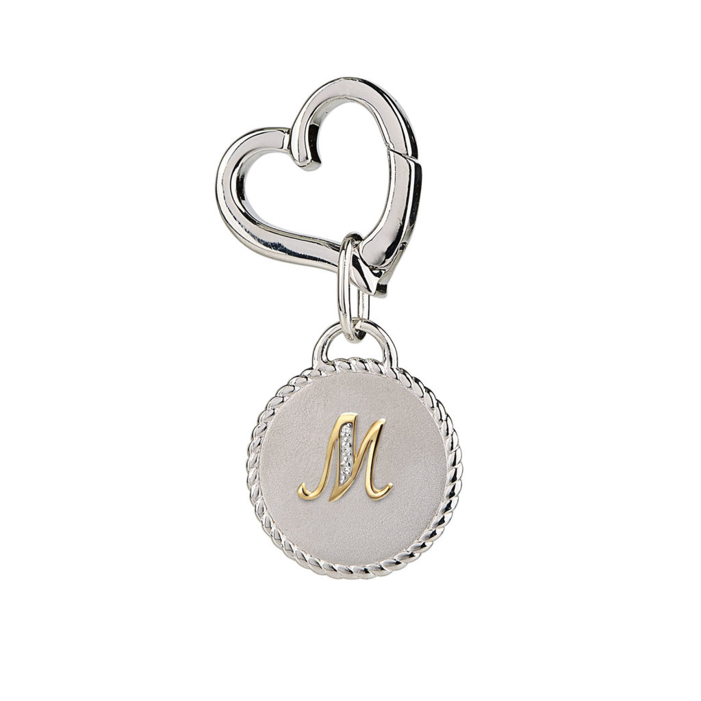 Silver Dog Tag M – 925 Sterling Silver & Diamonds – Luxury ID Tag by MAYADORO