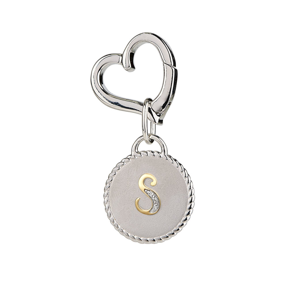 Silver Dog Tag S – 925 Sterling Silver & Diamonds – Luxury ID Tag by MAYADORO