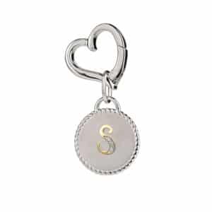 Silver Dog Tag S – 925 Sterling Silver & Diamonds – Luxury ID Tag by MAYADORO