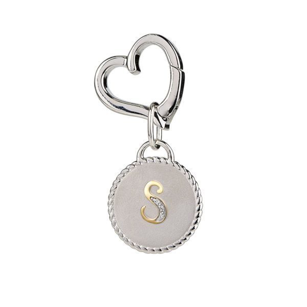Silver Dog Tag S – 925 Sterling Silver & Diamonds – Luxury ID Tag by MAYADORO