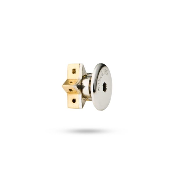 Side view of the MAYADORO 14K Gold Star Charm, available with diamonds or sapphires.