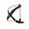 MAYADORO Contour Harness Black with beige interior and golden metal parts – side view